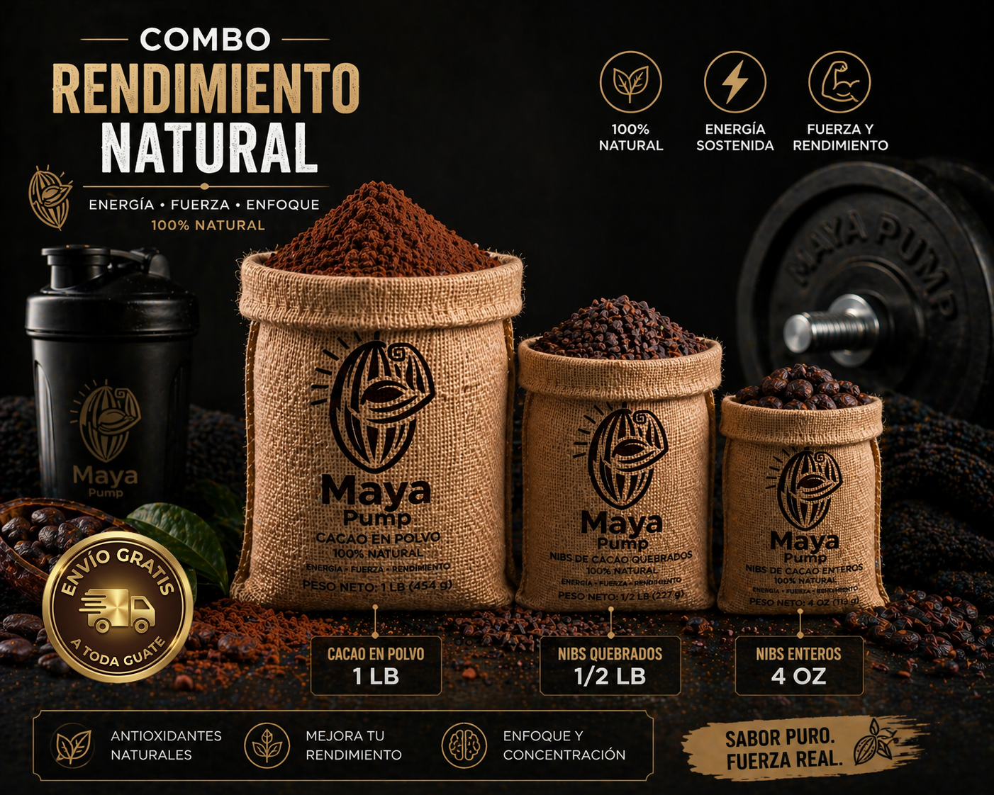 Combo Rendimiento Natural
