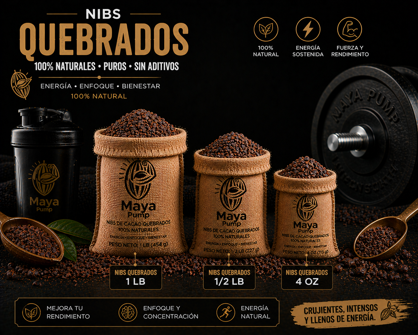 Nibs Quebrados
